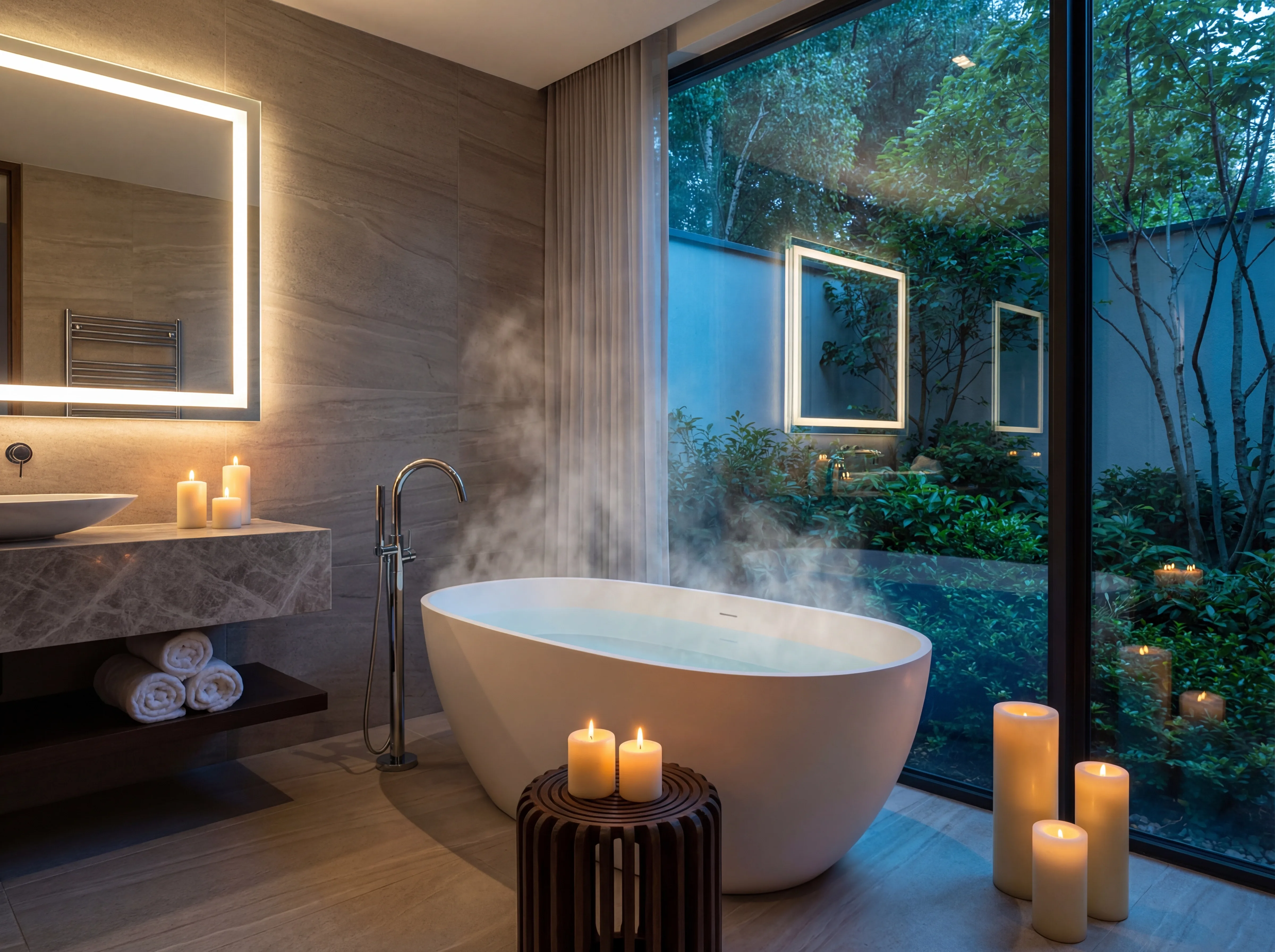 Resort pool and grounds