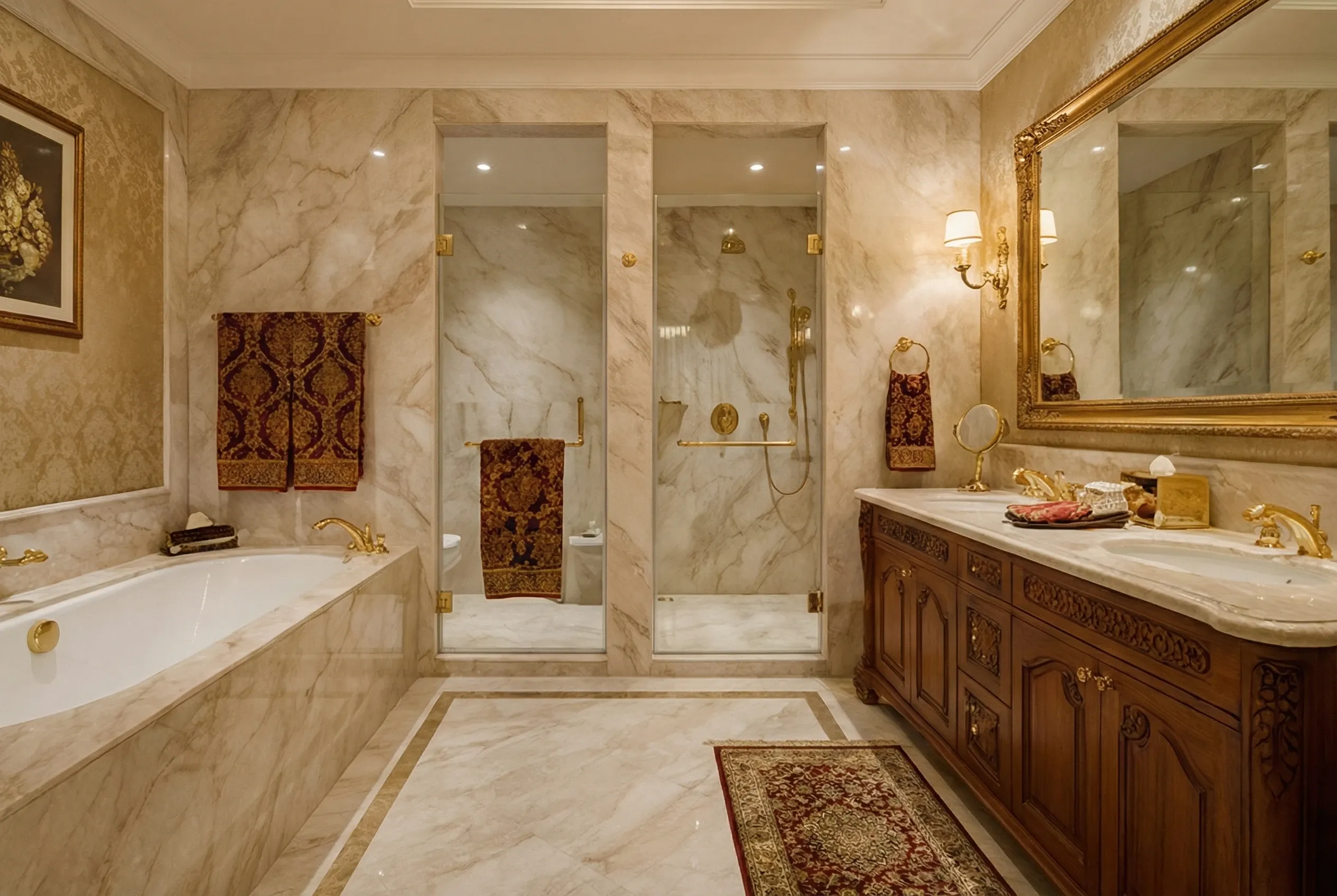 Boutique hotel bathroom